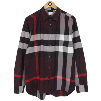 Burberry London Brown Nova Check Long Sleeve Shirt
