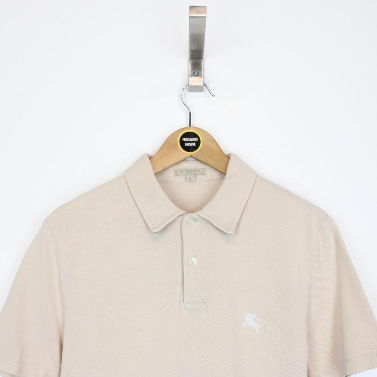 Burberry Brit Beige Short Sleeve Cotton Polo Shirt