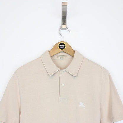 Burberry Brit Beige Short Sleeve Cotton Polo Shirt