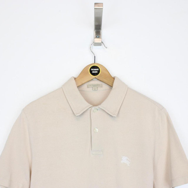 Burberry Brit Beige Short Sleeve Cotton Polo Shirt