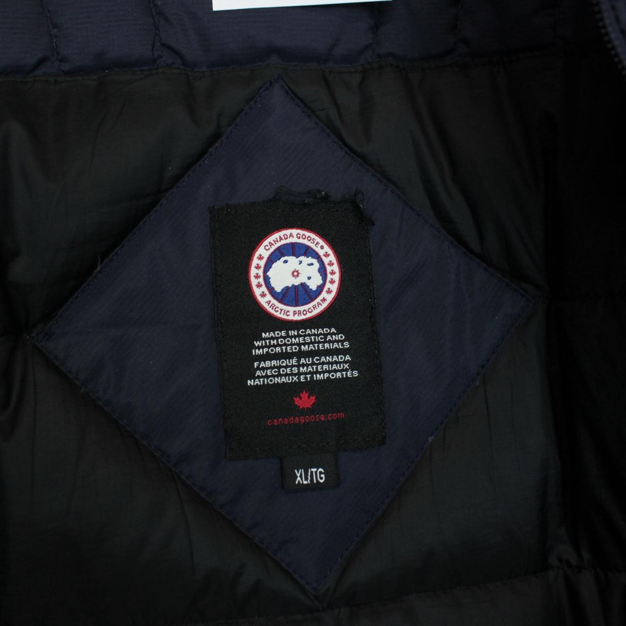 Canada Goose Navy Blue Brookvale Nylon Down Jacket