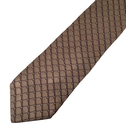 Vintage DKNY Brown Silk Tie
