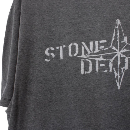Vintage Stone Island SS 2007 Dark Grey Short Sleeve Cotton T-Shirt