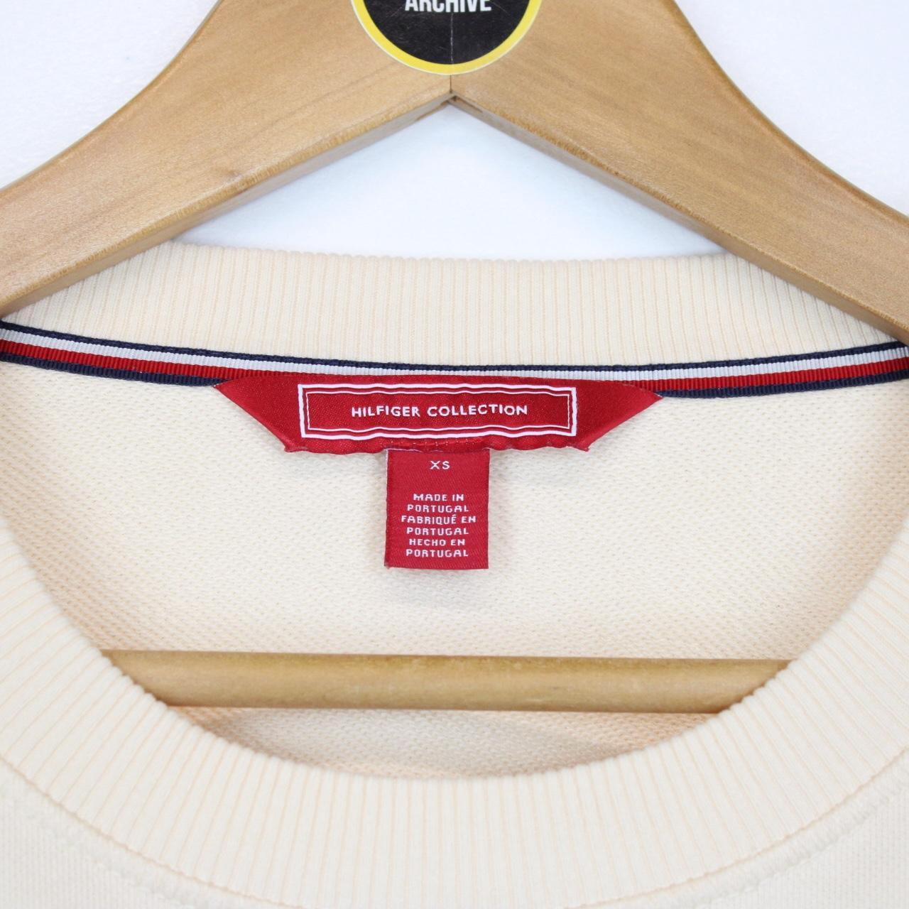 Tommy Hilfiger Collection Beige Embroidered Logo Sweatshirt Jumper