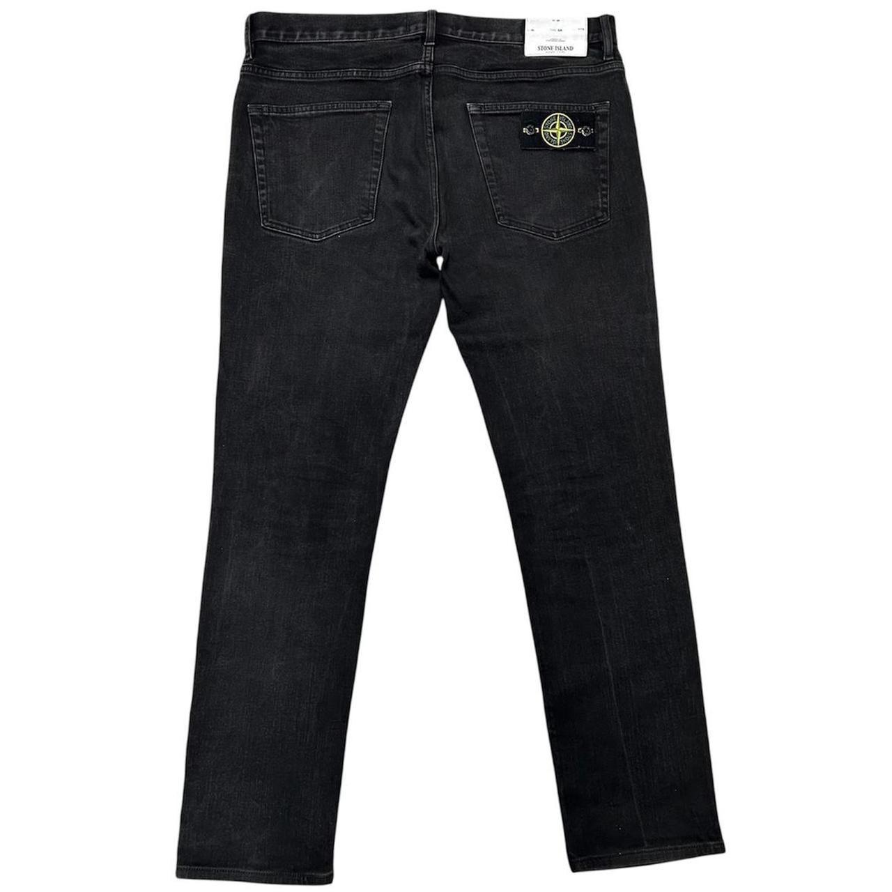 Stone Island AW 2018 Black Skinny Fit Denim Jeans