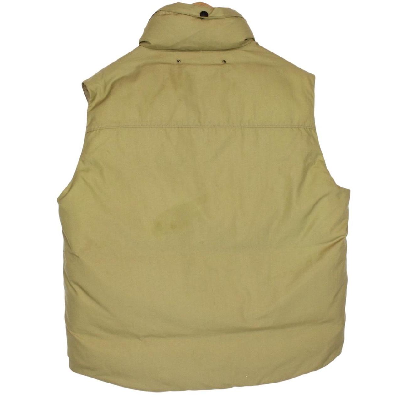 Vintage CP Company AW 2001 Tan Brown Nylon Piuma Doca Down Gilet