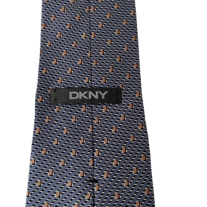 Vintage DKNY Blue Silk Tie