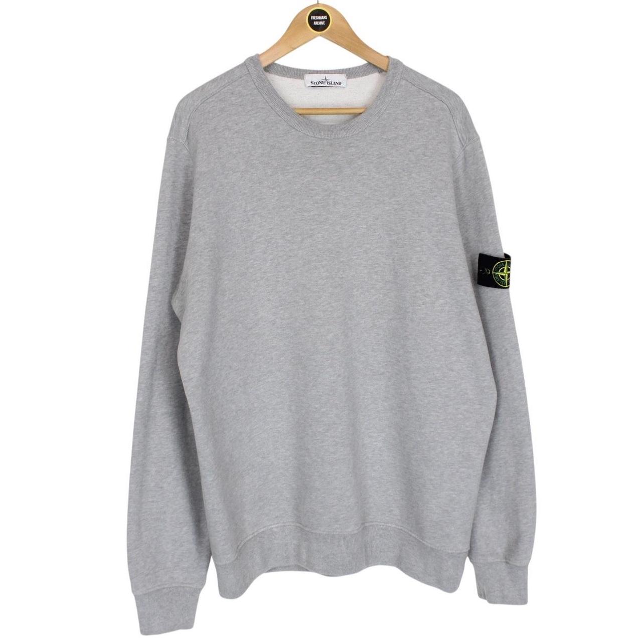 Stone Island AW 2019 Grey Cotton Sweatshirt Jumper
