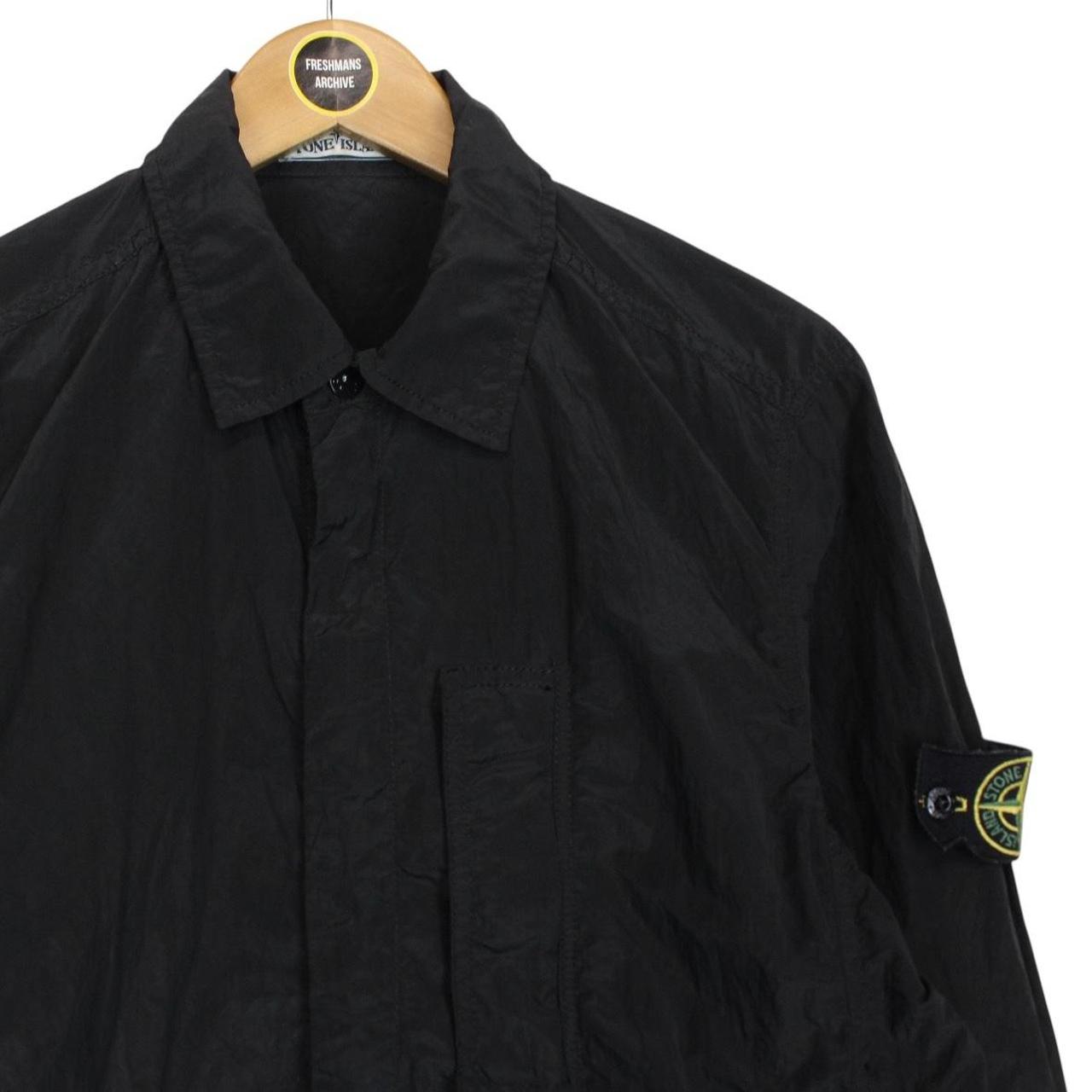 Stone Island SS 2018 Black Full Zip Nylon Metal Overshirt Jacket