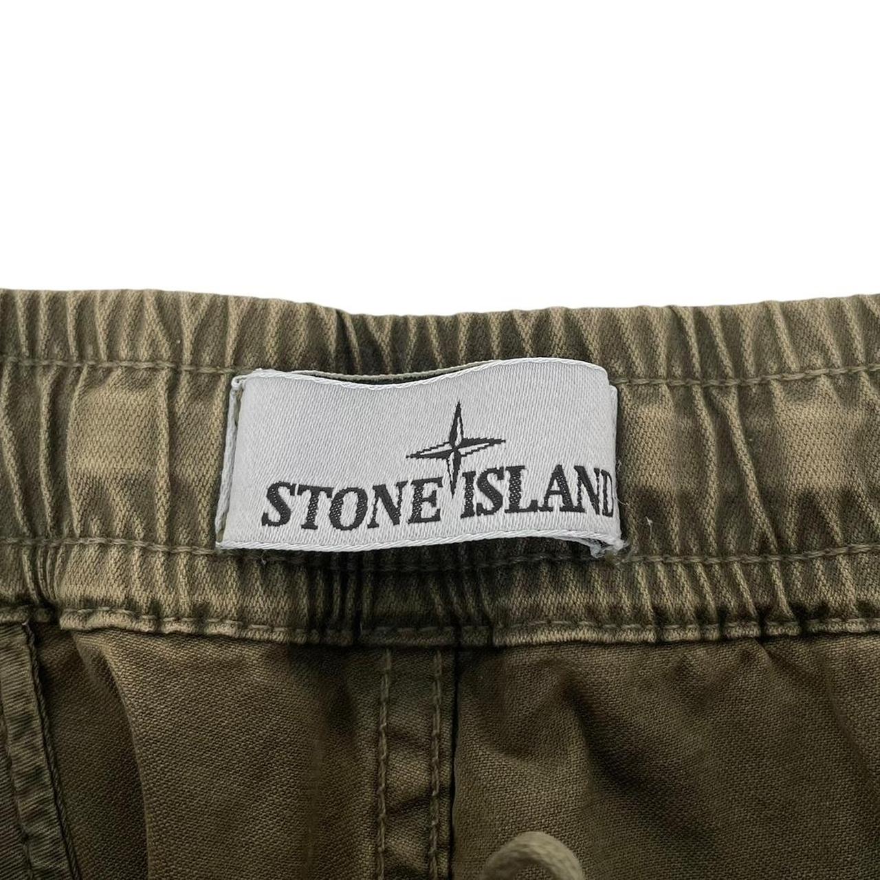 Stone Island AW 2023 Green RE-T Fit Cargo Trousers