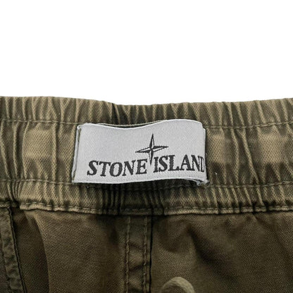 Stone Island AW 2023 Green RE-T Fit Cargo Trousers
