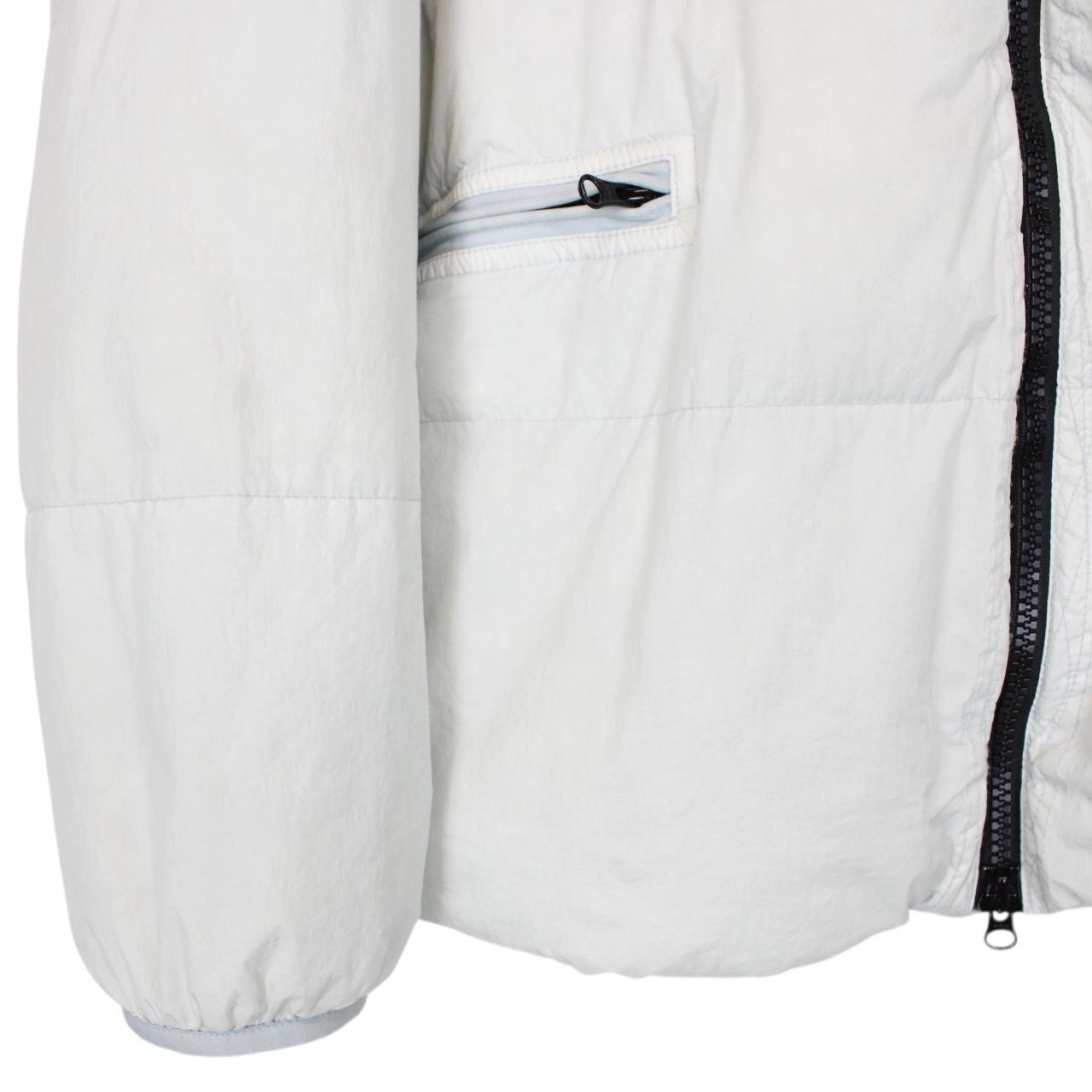 Stone Island AW 2022 Pale Blue Garment Dyed Crinkle Reps R-NY Down Puffer Jacket