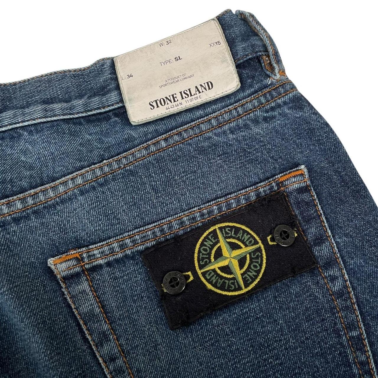 Stone Island AW 2016 Blue Slim Fit Denim Jeans