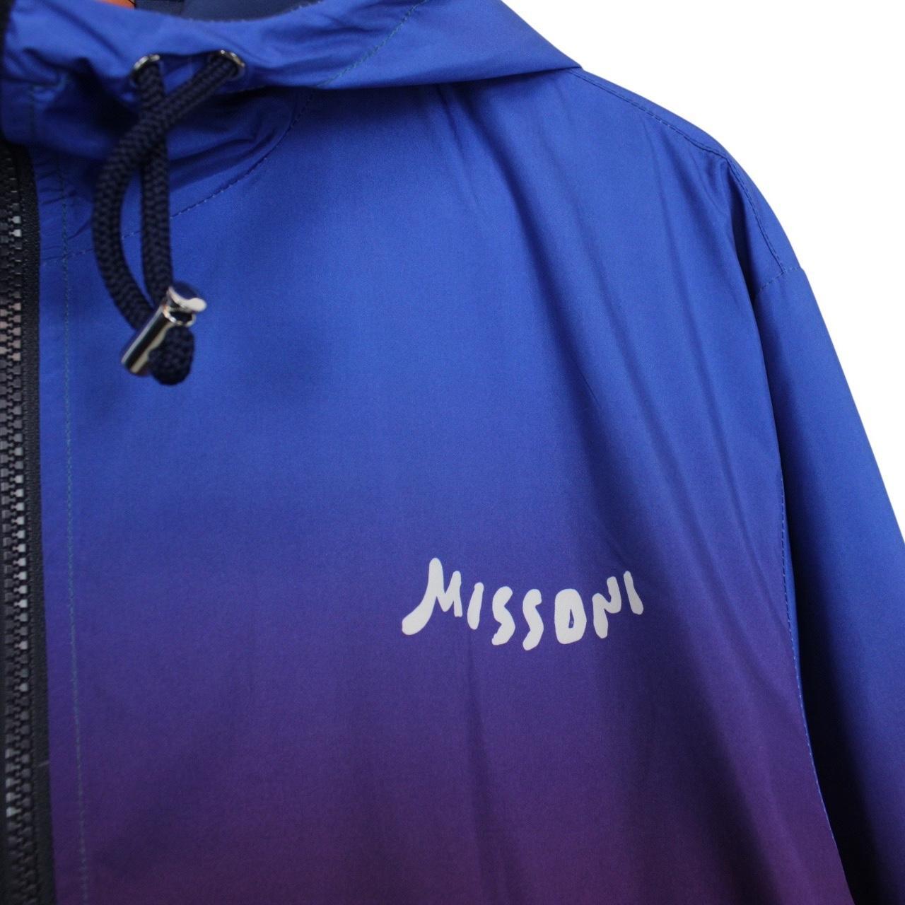 Missoni Multicoloured Full Zip Gradient Hooded Jacket