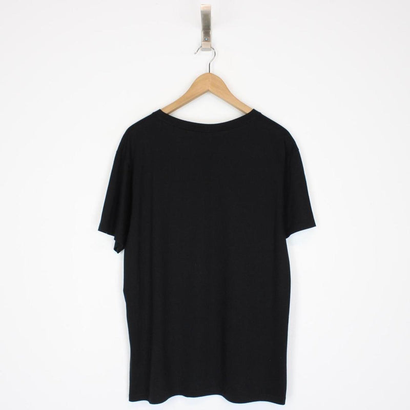 Gucci Black and White Interlocking G Short Sleeve Cotton T-Shirt
