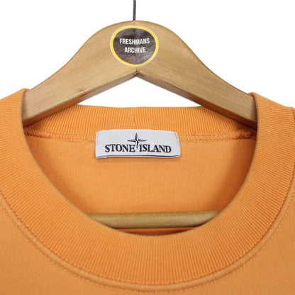 Stone Island AW 2020 Orange Cotton Sweatshirt Jumper