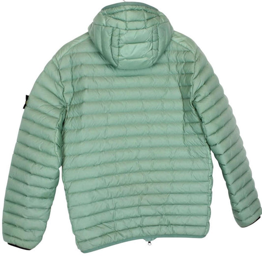 Stone Island AW 2022 Loom Woven Chambers R-Nylon Green Down Jacket