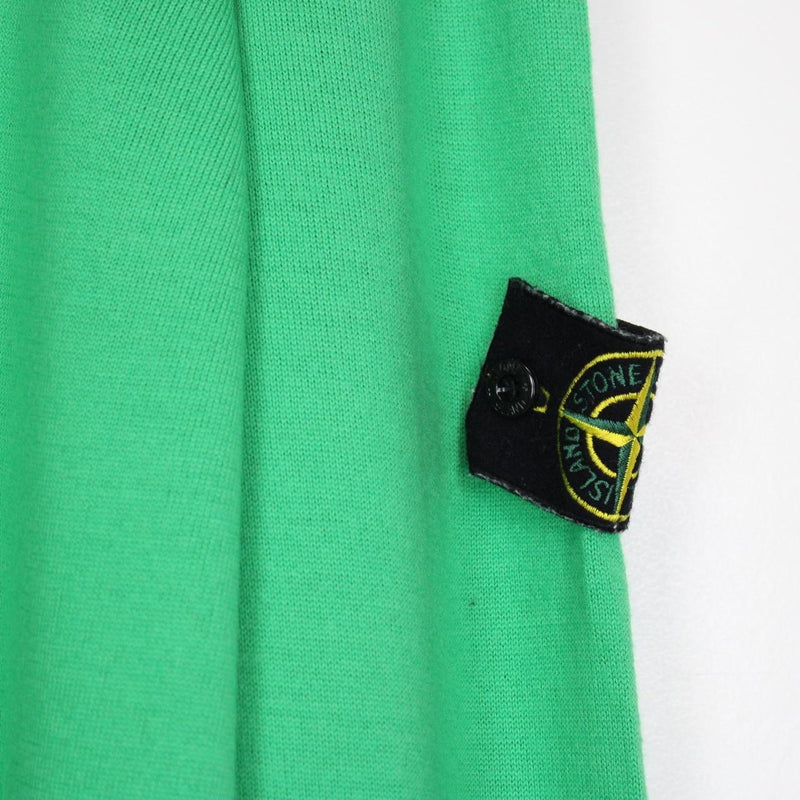 Stone Island AW 2021 Green Wool Knit Sweatshirt Jumper