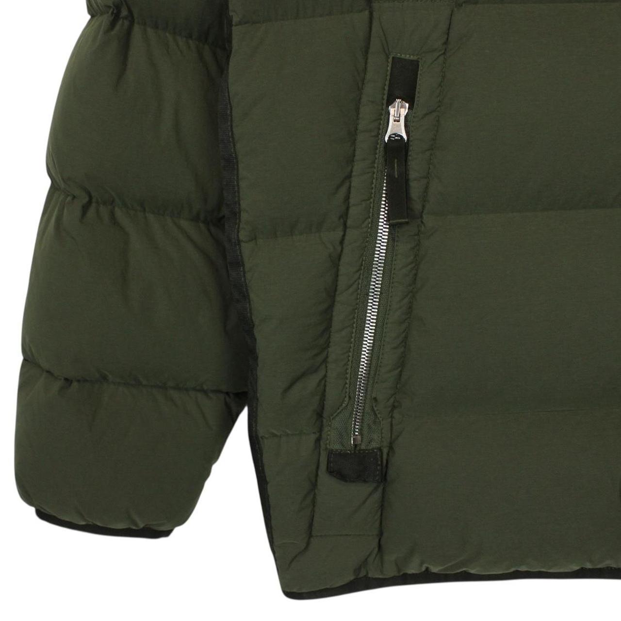 Stone Island AW 2023 Olive Green Seamless Tunnel Nylon Down-TC Jacket