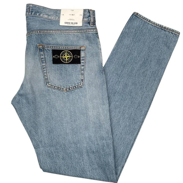 Stone Island SS 2015 Light Blue RE-T Fit Denim Jeans