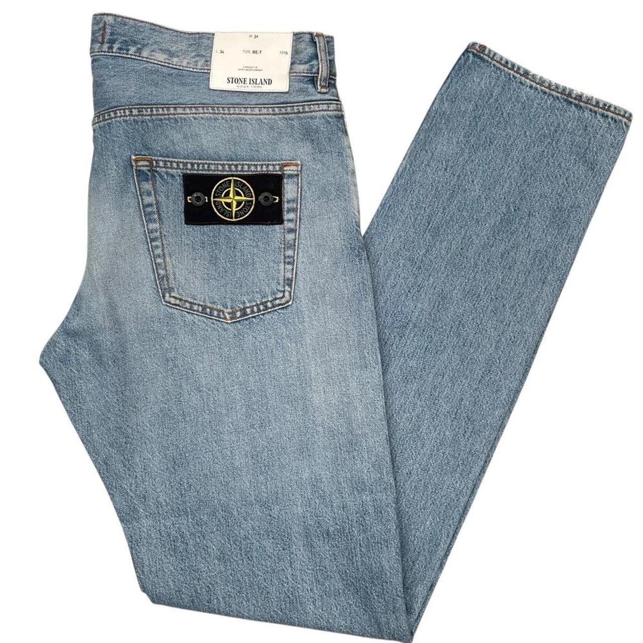 Stone Island SS 2015 Light Blue RE-T Fit Denim Jeans