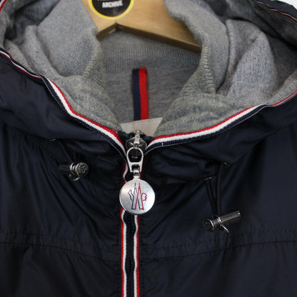 Moncler Urville Navy Blue Full Zip Hooded Packable Jacket