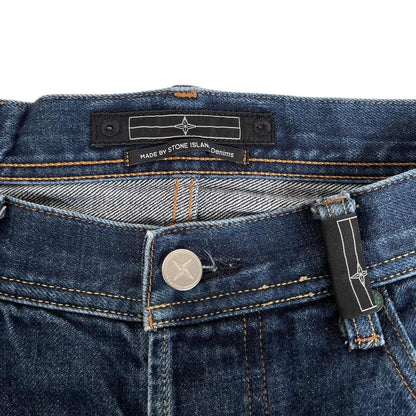 Vintage Stone Island Denims Navy Blue Straight Leg Fit Denim Jeans