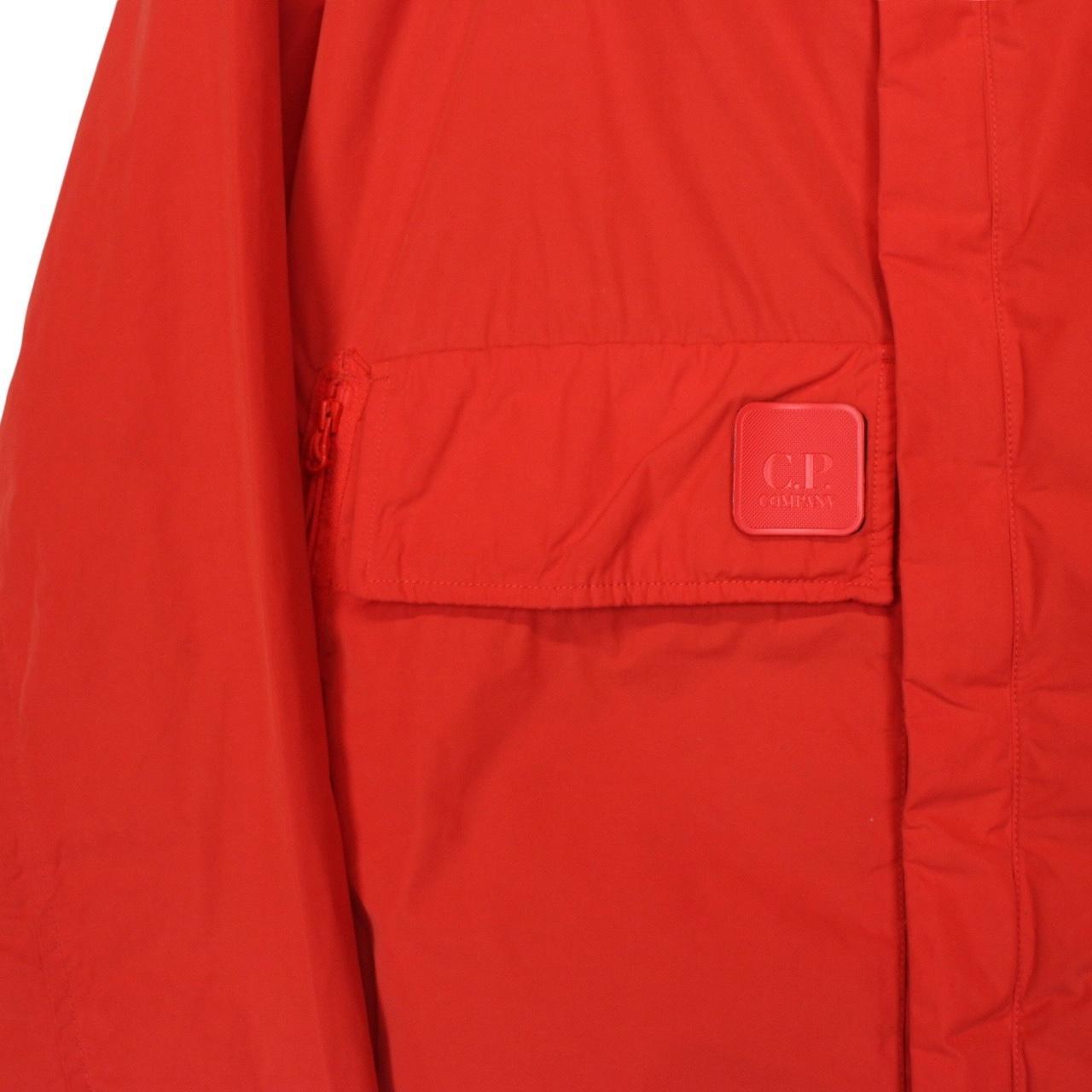 CP Company Red Metropolis Memri Full Zip Hooded Jacket