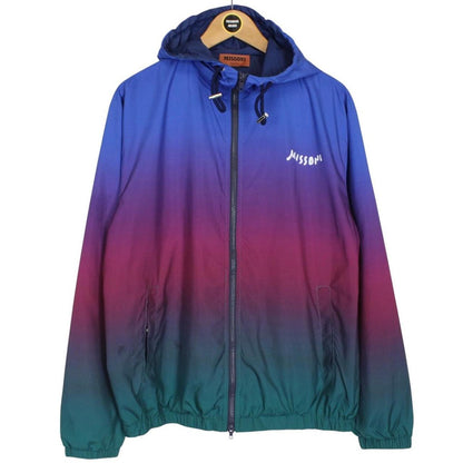 Missoni Multicoloured Full Zip Gradient Hooded Jacket
