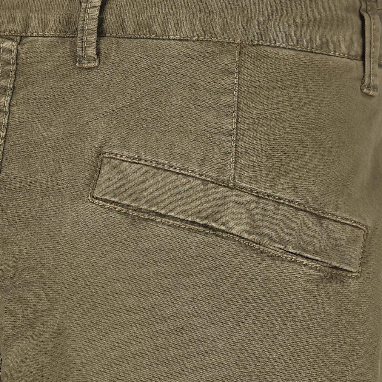 Stone Island SS26 Military Green Organic Cotton Cargo Shorts