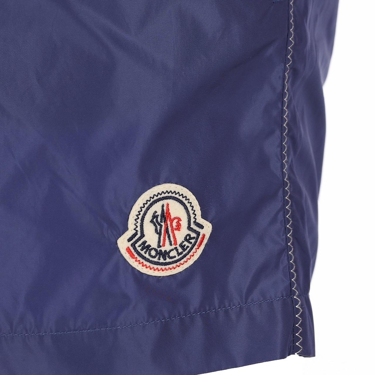 Moncler Navy Blue Nylon Swim Shorts