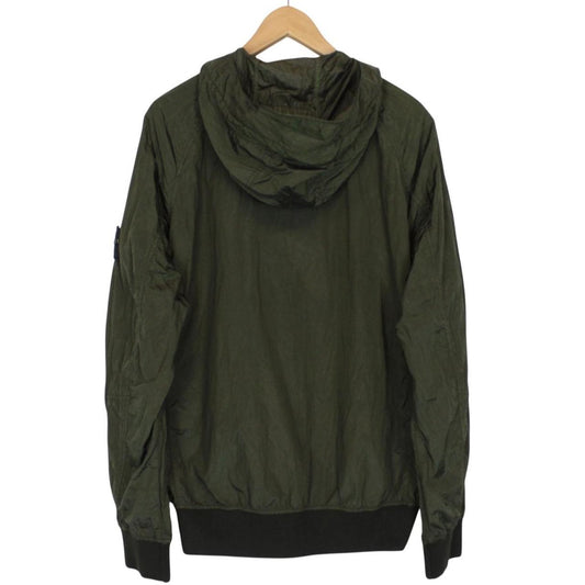 Stone Island SS 2018 Nylon Metal Watro Khaki Green Hooded Jacket