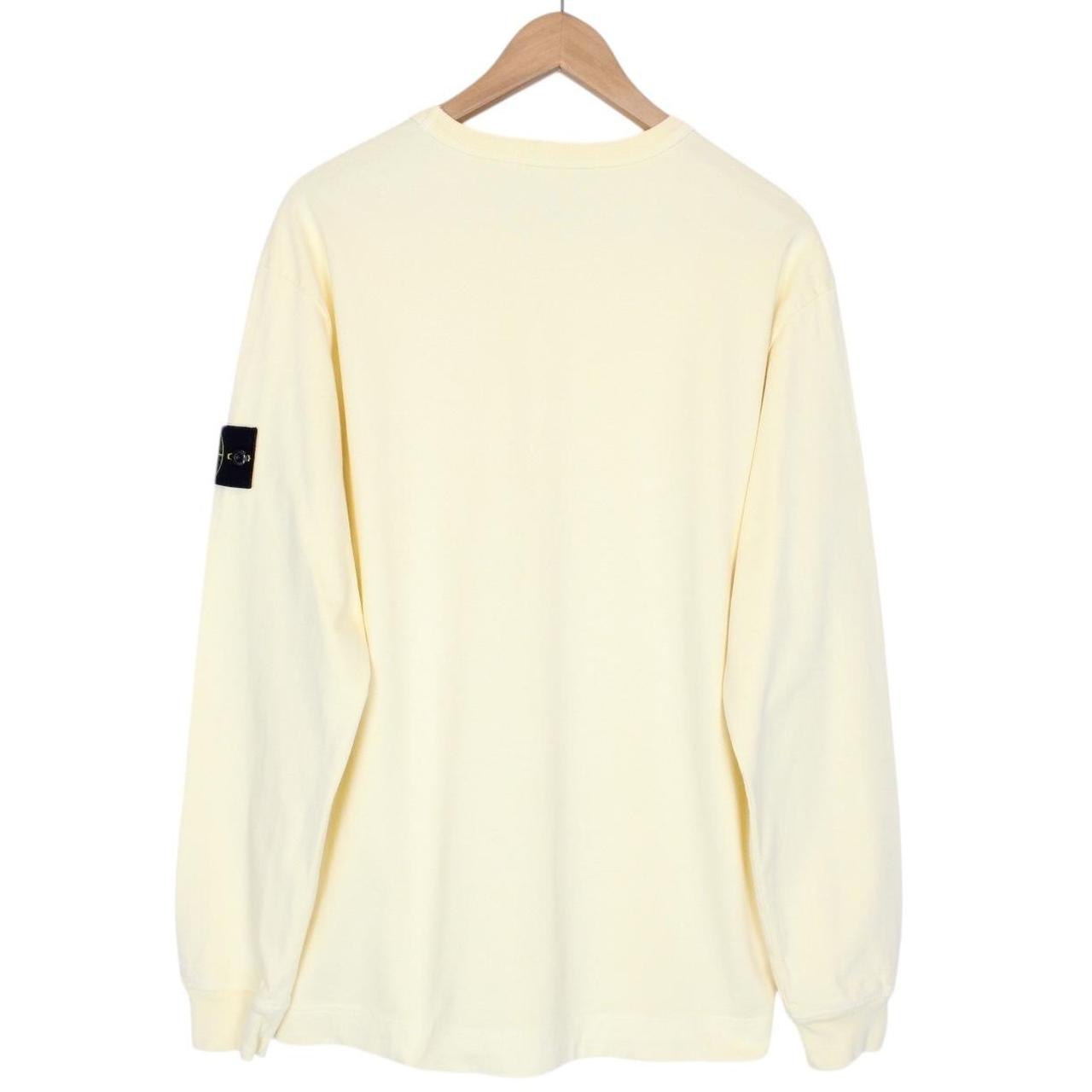 Stone Island AW 2020 Yellow Cotton Sweatshirt Jumper