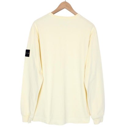 Stone Island AW 2020 Yellow Cotton Sweatshirt Jumper