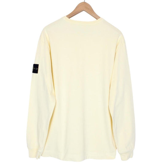 Stone Island AW 2020 Yellow Cotton Sweatshirt Jumper