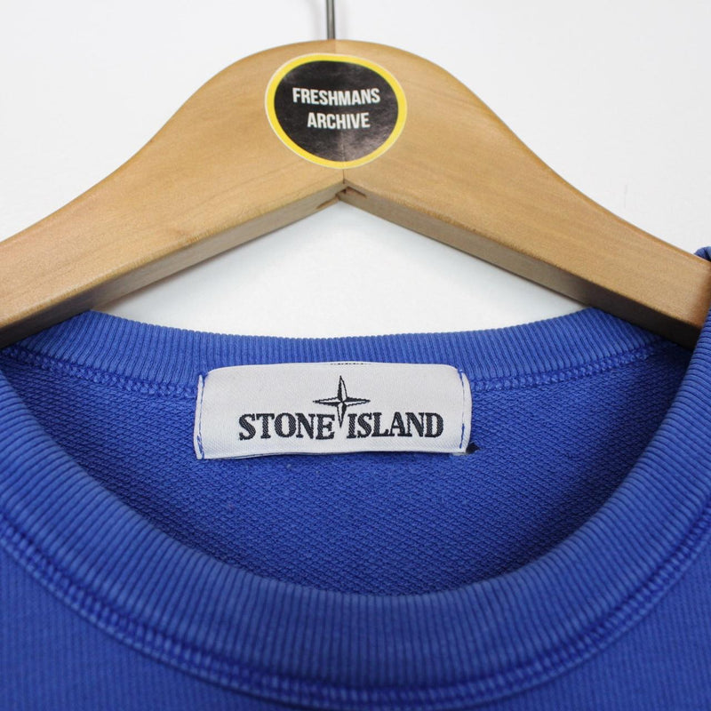 Stone Island SS 2014 Blue Cotton Sweatshirt Jumper