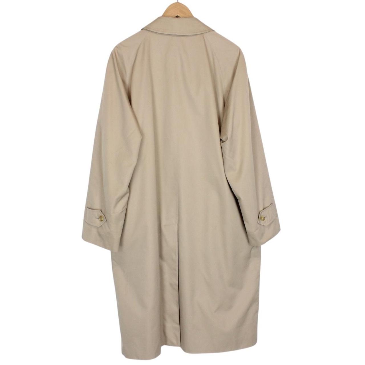 Vintage 90s Burberry Tan Brown Single Breasted Trench Coat