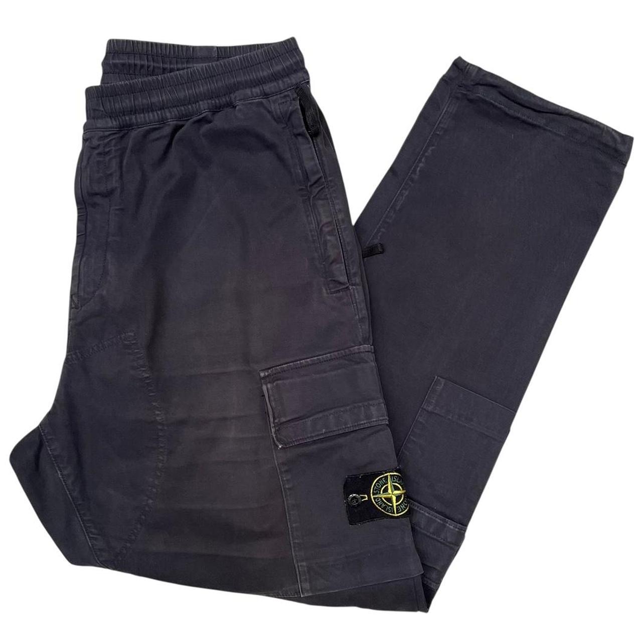 Stone Island AW 2020 Navy Blue Cargo Trousers