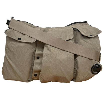 CP Company Sage Green Lens Nylon Utility Pack Crossbody Bag