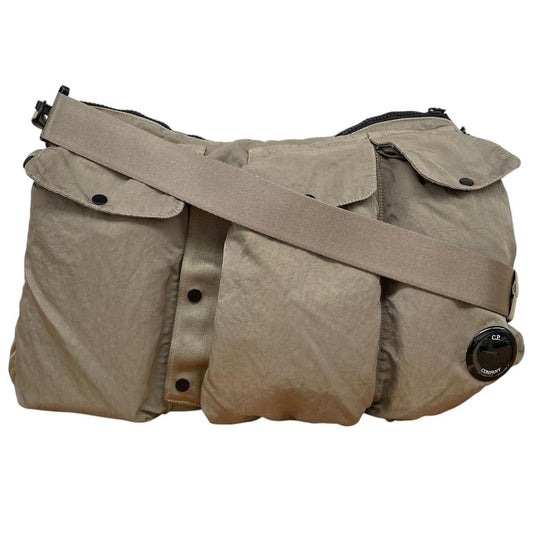 CP Company Sage Green Lens Nylon Utility Pack Crossbody Bag