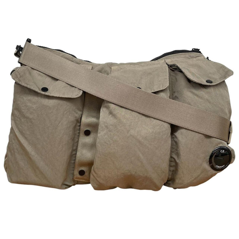 CP Company Sage Green Lens Nylon Utility Pack Crossbody Bag