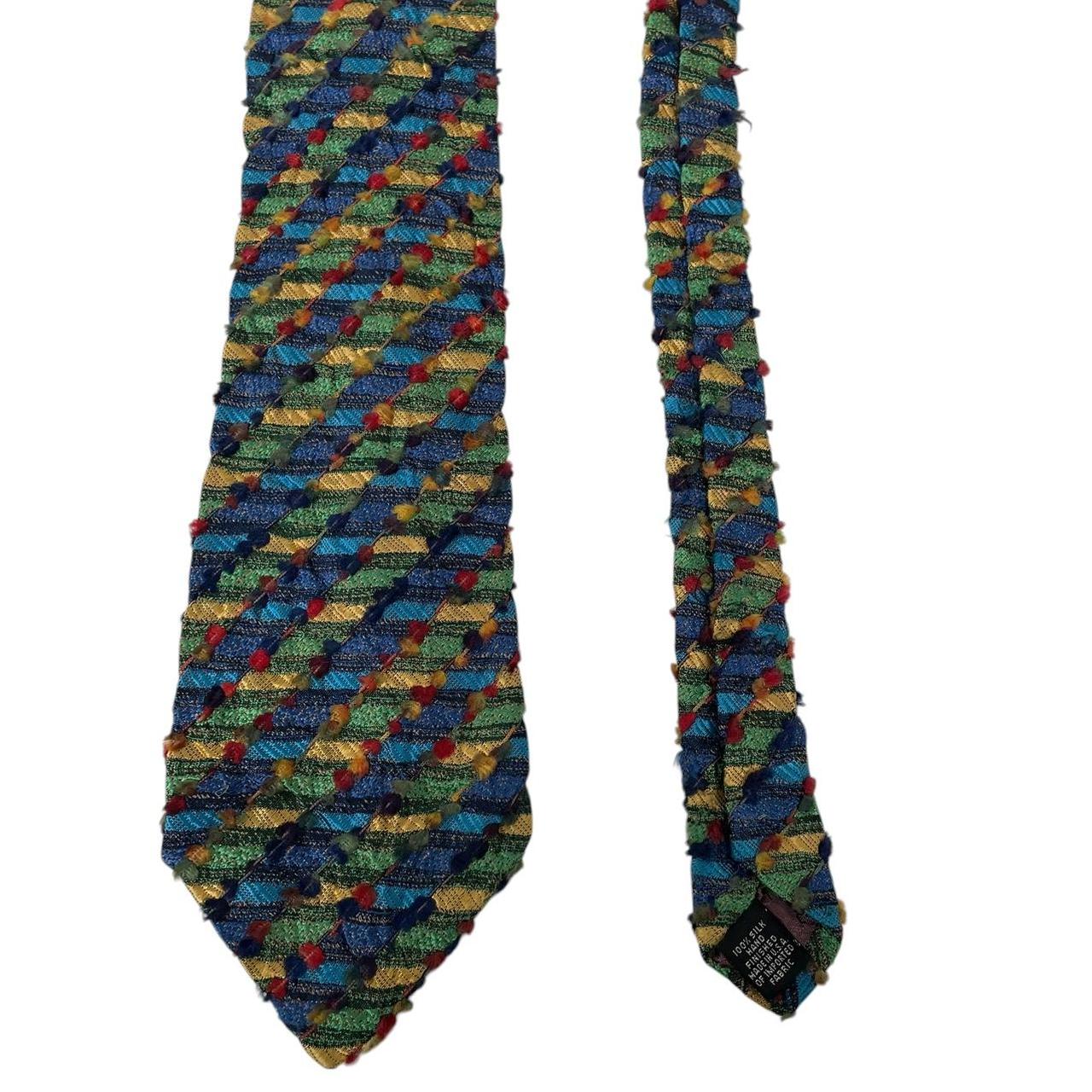 Vintage Coogi Multicoloured Silk Tie