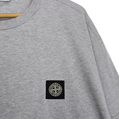 Stone Island SS 2022 Grey Short Sleeve Compass T-Shirt