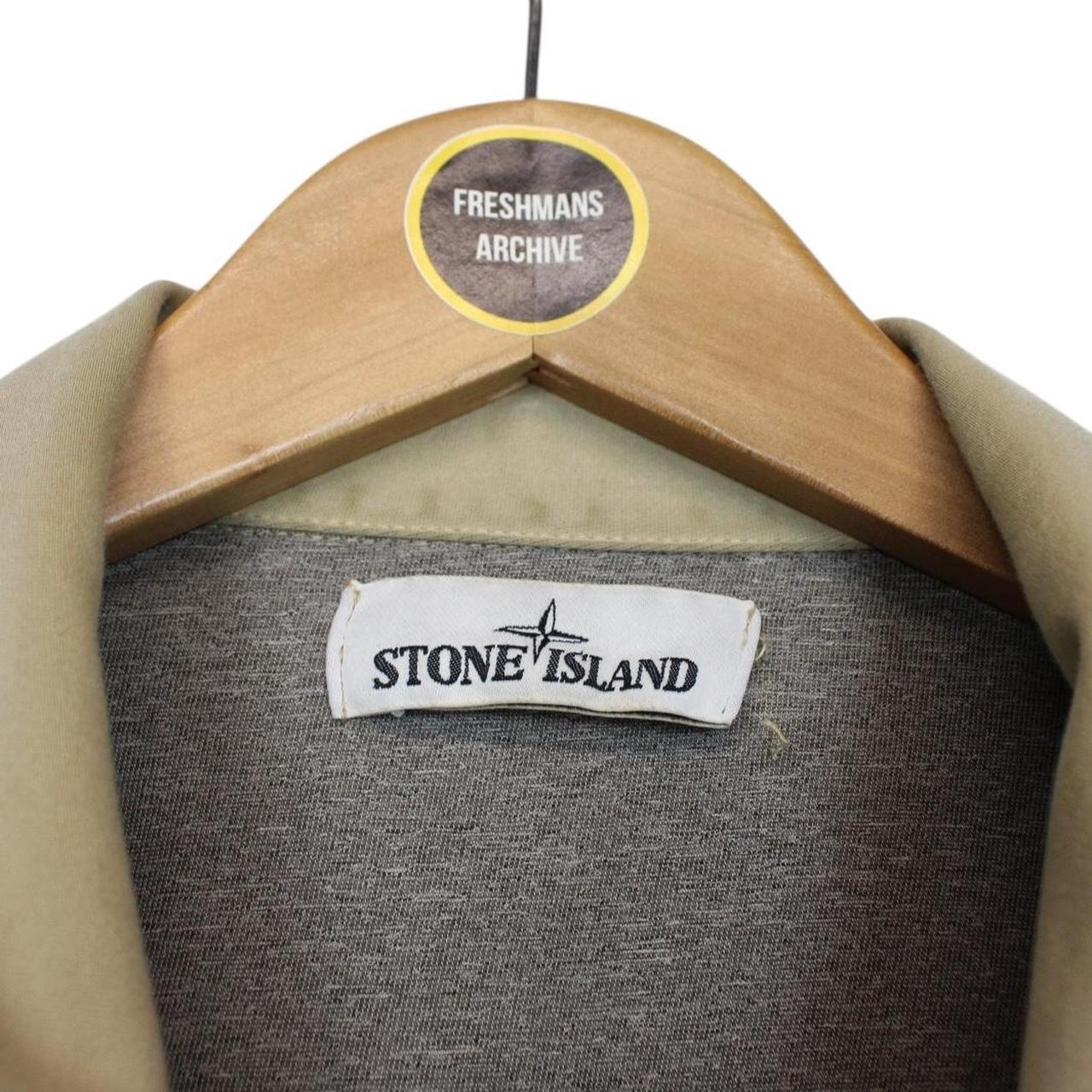 Stone Island Beige Full Zip Cotton Jacket