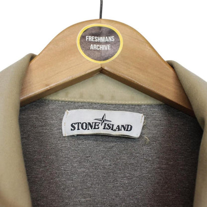 Stone Island Beige Full Zip Cotton Jacket