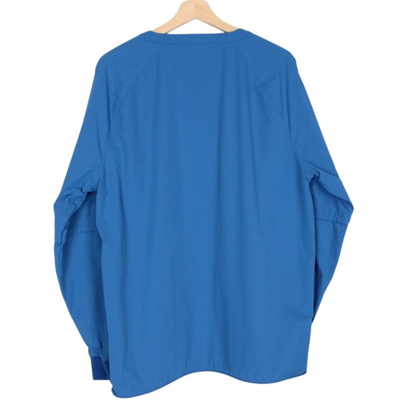 CP Company Blue Nylon Stretch Double Sweatshirt Jumper