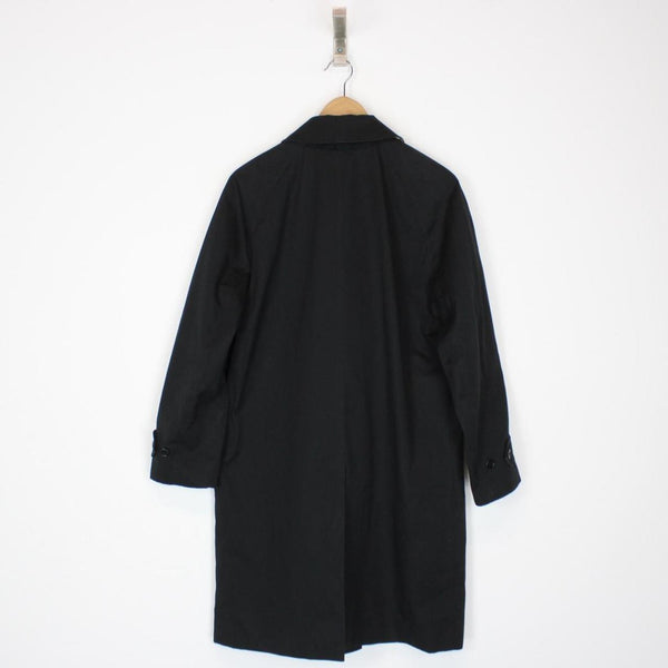 Burberry Camden Black Nova Check Cotton Gabardine Trench Coat