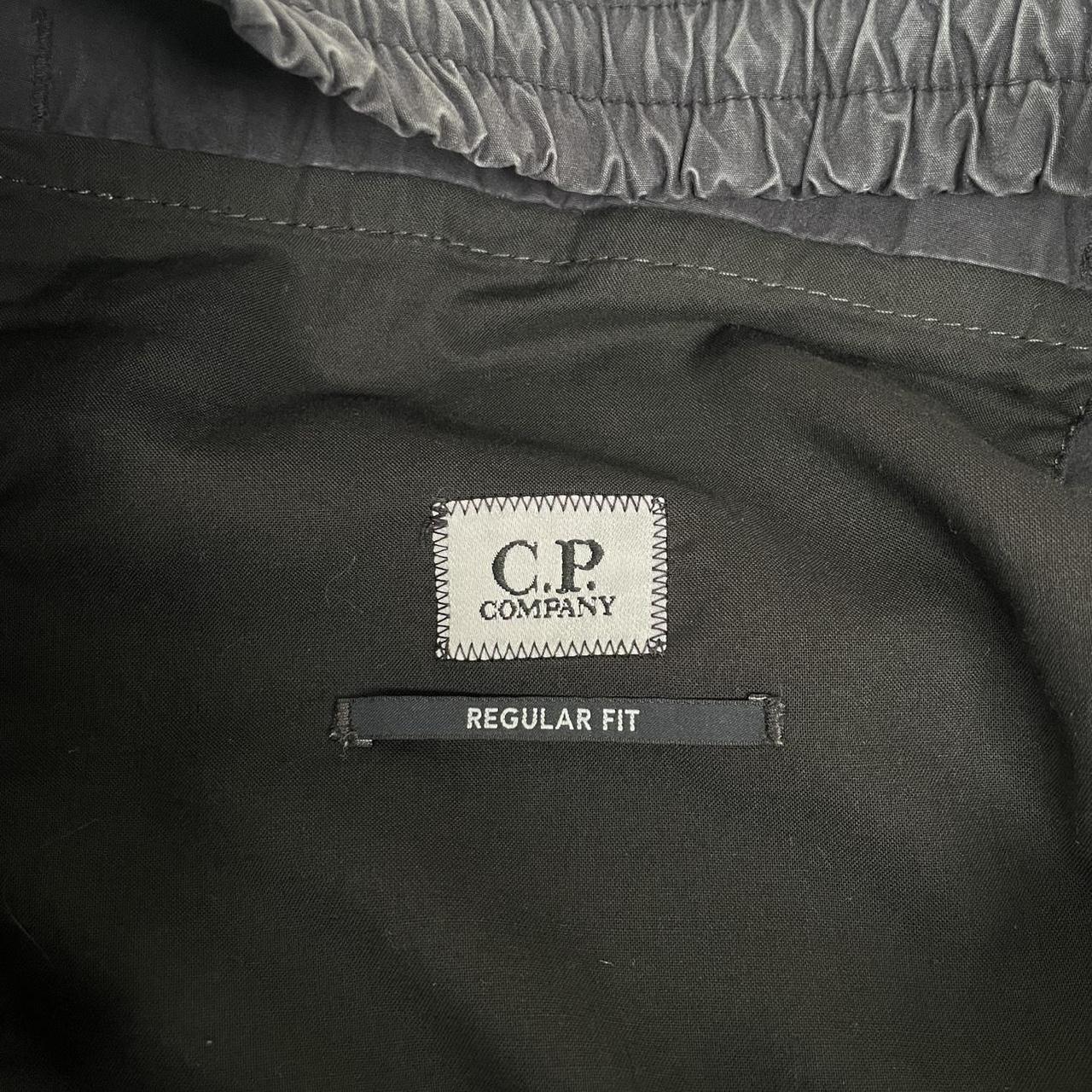 CP Company Navy Blue Regular Fit Cotton Cargo Trousers