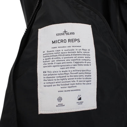 Stone Island SS 2018 Navy Blue Micro Reps Nylon Hooded Jacket