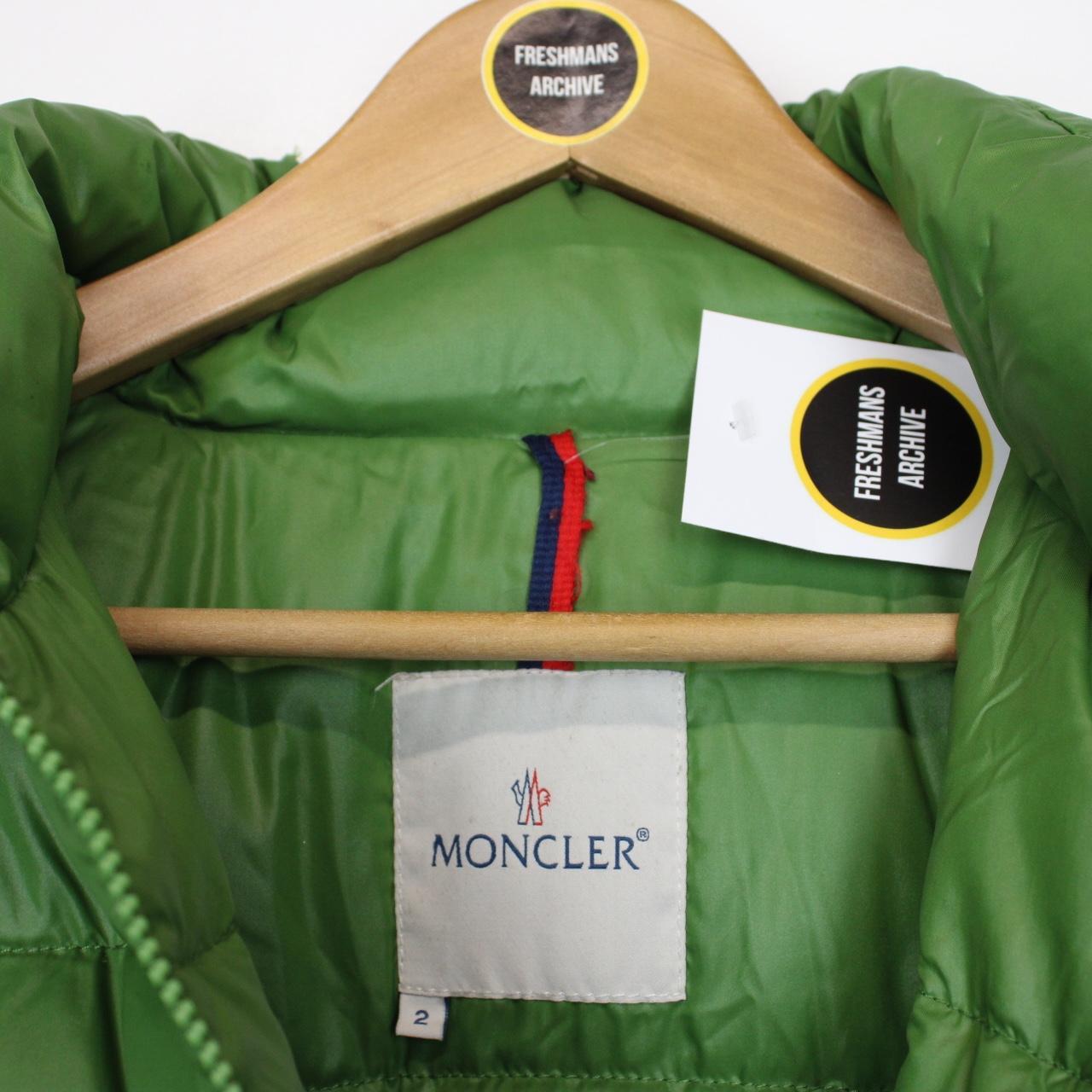 Moncler Green Full Zip Down Puffer Jacket